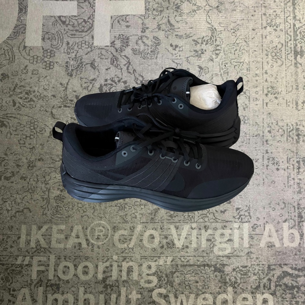 Nike Lunar Roam Dark Smoke Grey Black Mens 11 Running Shoes DV2440-002 Excellent